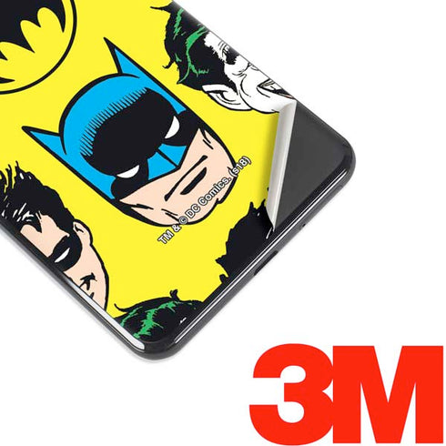 DC Comics Batman Vintage Character Pattern - Joker and Robin Google Pixel 3 XL Skin